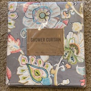 New World Market shower curtain